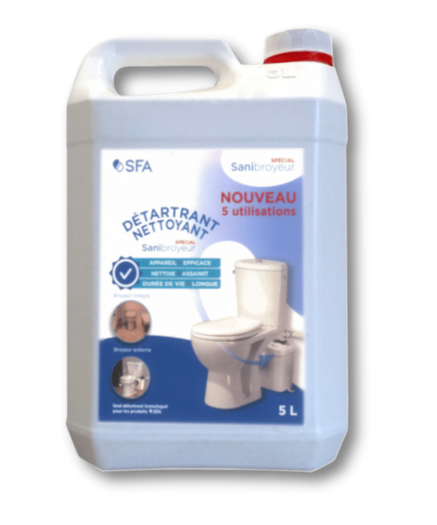 détartrant nettoyant sanibroyeur